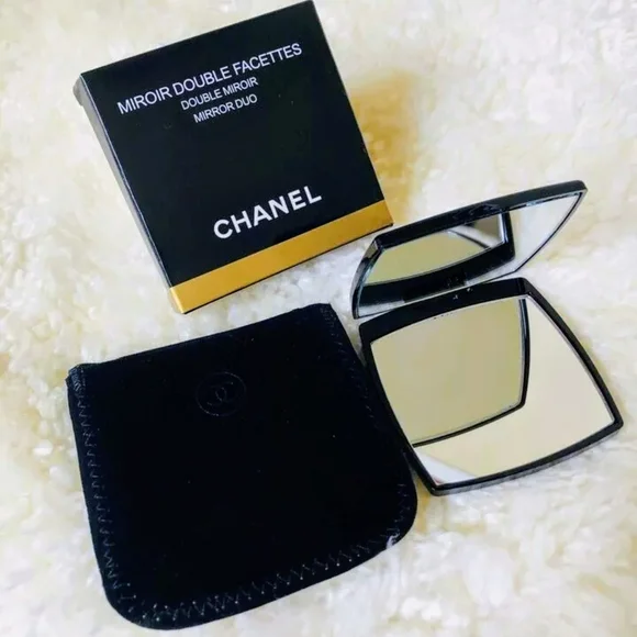 Chanel Black Double Facettes Mirror